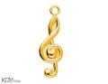 W128 gold-plated silver charm pendant in a shape of treble clef music note .jpg