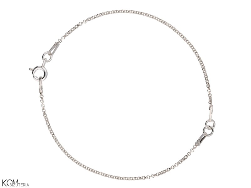 srebrna bransoletka łańcuszek celebrytka .jpg