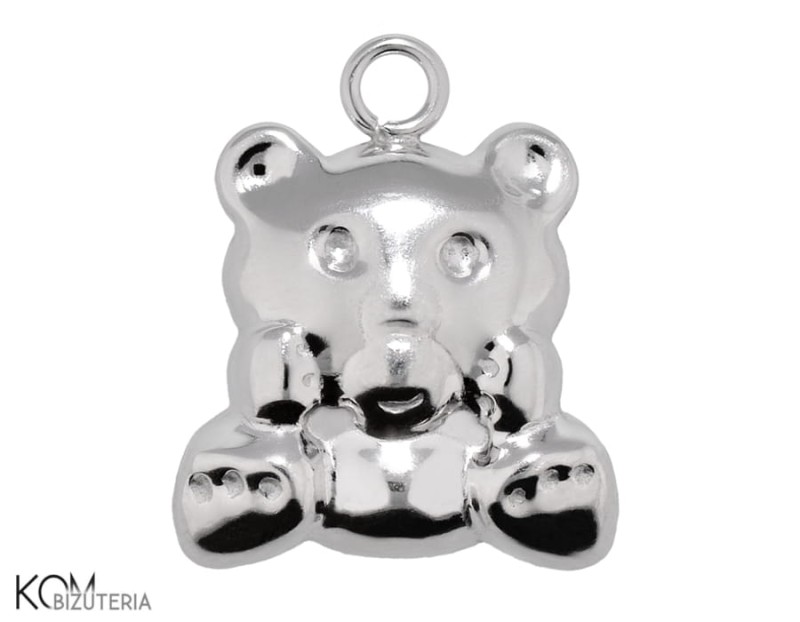 w152
 srebrna zawieszka charm pluszowy miś.jpg