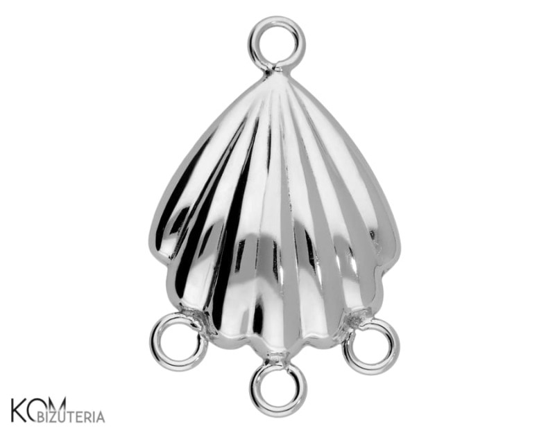 W136 2 muszla shell zawieszka wisiorek krawatka pendant charm srebro silver kom bizuteria.jpg