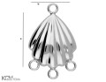 W136 2 muszla shell zawieszka wisiorek krawatka pendant charm srebro silver kom bizuteria rozmiar.jpg