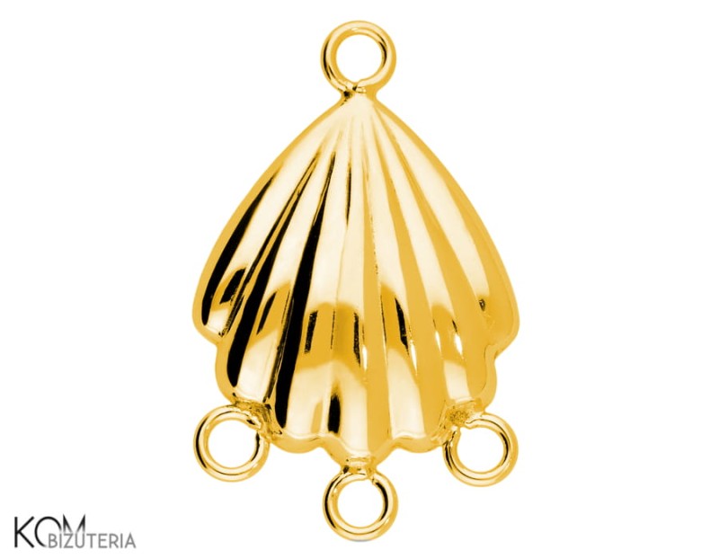 W136 2 pozlacana srebrna zawieszka charm w ksztalcie muszli.jpg