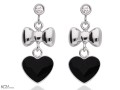 love srebrne kolczyki kokardki z cyrkoniami serca z czarnymi krysztalami swarovski 1 cm.jpg