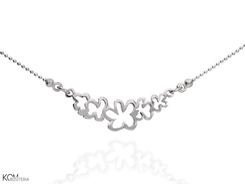 naszyjnik celebrytka kwiaty wiosna srebro.jpg