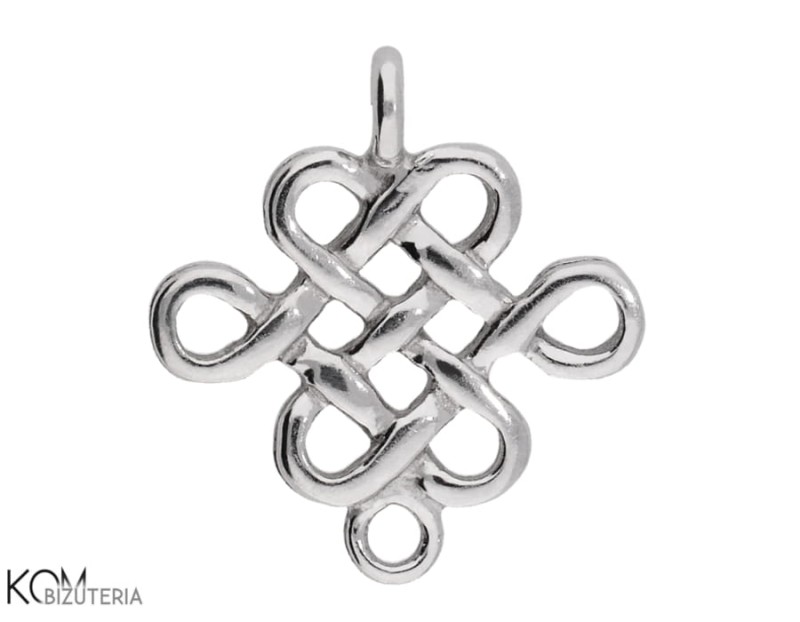 w157 srebrny charms zawieszka wezel celtycki celtycka plecionka