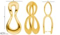 w160 gold-plated silver bail pendant for really big crystals