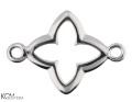 w92 2 rodowany srebrny charms zawieszka gwiazda