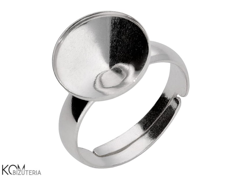 baza pod pierscionek rivoli 12 mm srebro