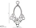 retro charm pendant