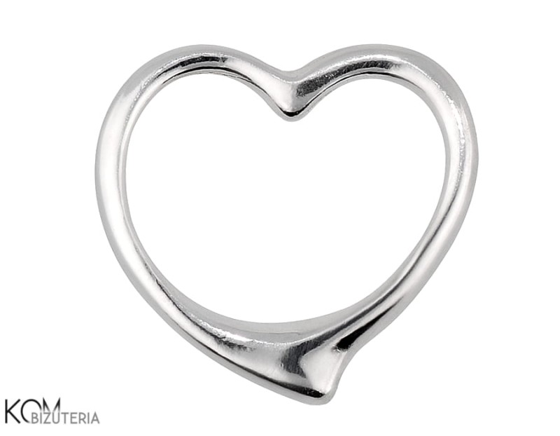 zawieszka przekładka charm serce