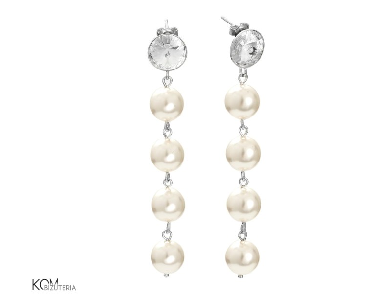 Perły i kryształ Swarovski® srebrne kolczyki sztyfty.jpg