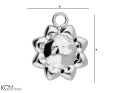 w171 silver charm pendant sun