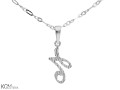 w175 srebrna zawieszka charm charms alfabet litera N naszyjnik srebro .jpg