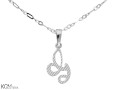 w175 srebrna zawieszka charm charms alfabet litera G naszyjnik srebro.jpg