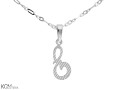 srebrna zawieszka charm charms alfabet litera E naszyjnik srebro.jpg