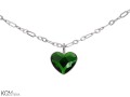 naszyjnik serce serduszko zielone green heart necklace.jpg