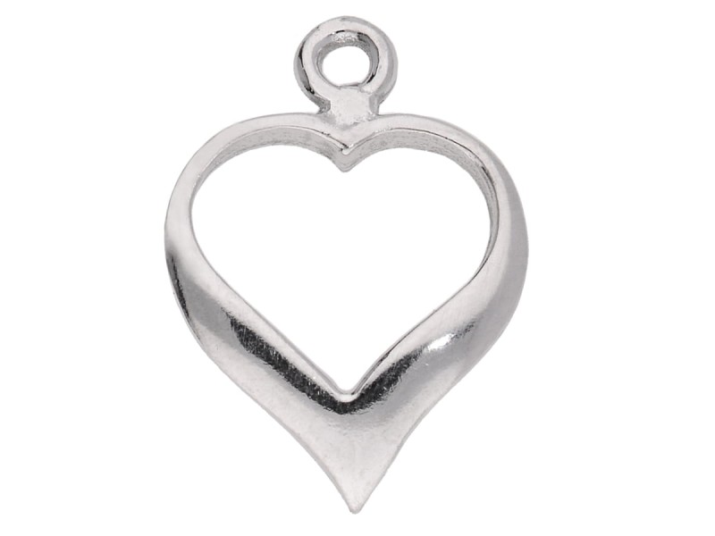 w178 zawieszka charm otwarte serce