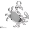 w189 zawieszka charm krab rak morze zodiak crab