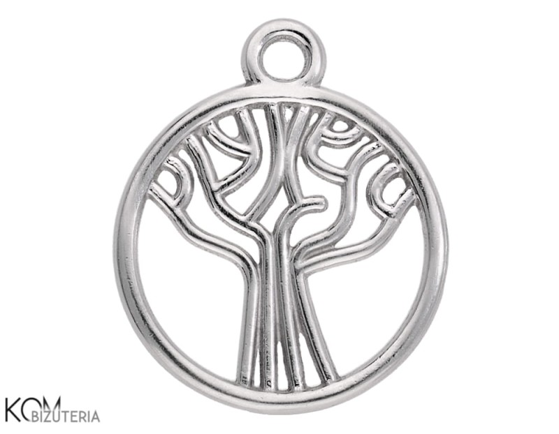w183 zawieszka charm drzewo yggdrasil wiking natura okragłe