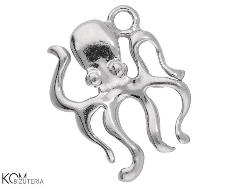 w191 zawieszka charm ośmiornica kałamarnica morze octopus squid