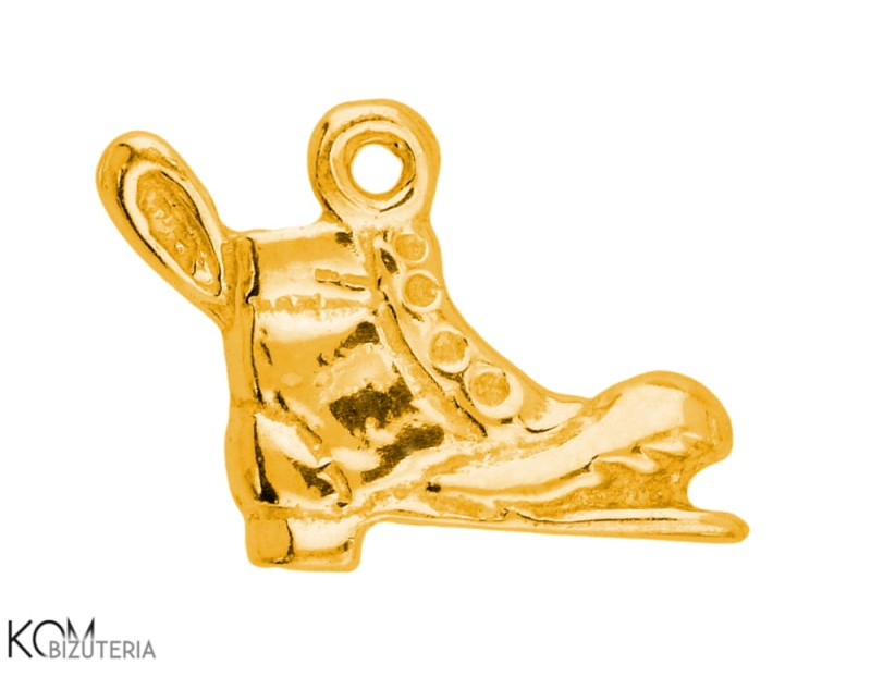 w197 pozłacana srebrna zawieszka charm charms stary but