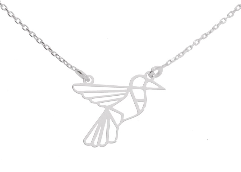 Srebrny naszyjnik koliber