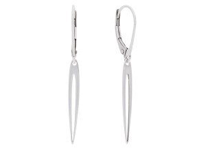 Srebrne kolczyki łezki