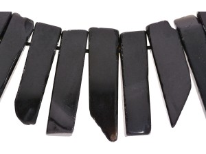 Surowy agat naturalny, czarny, nieprzezroczysty - ok 4 cm